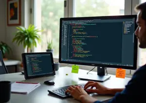 Рабочее место фронтенд-разработчика с открытым кодом и онлайн-обучением